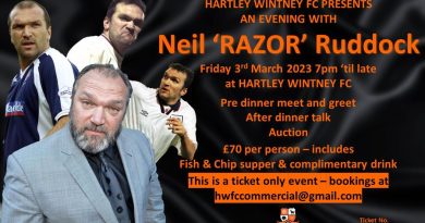 An evening with Neil Ruddock at Hartley Wintney FC